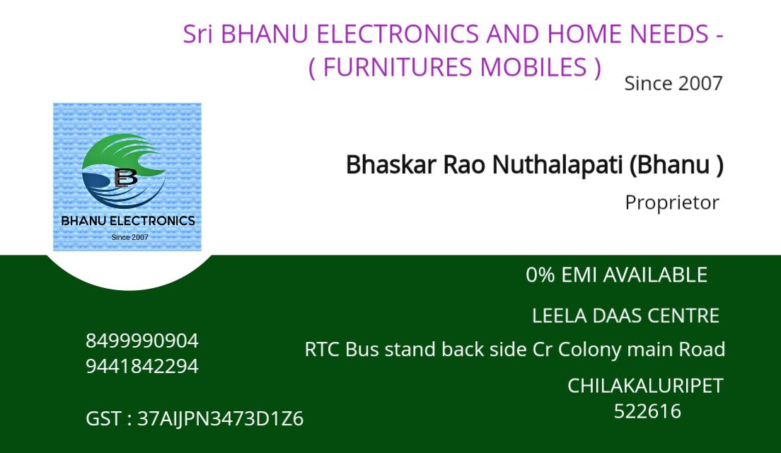Sri Bhanu Electronics And Home Needs