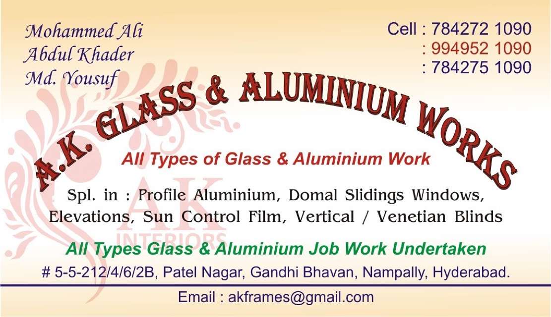 A.k Glass & Aluminium Works
