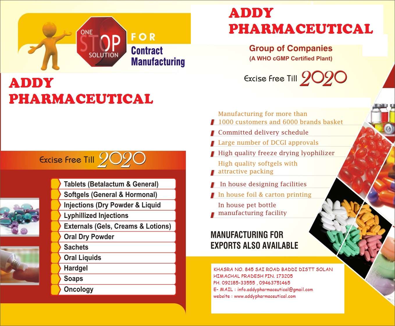 Pharma Pcd Third Party Manufacturing 