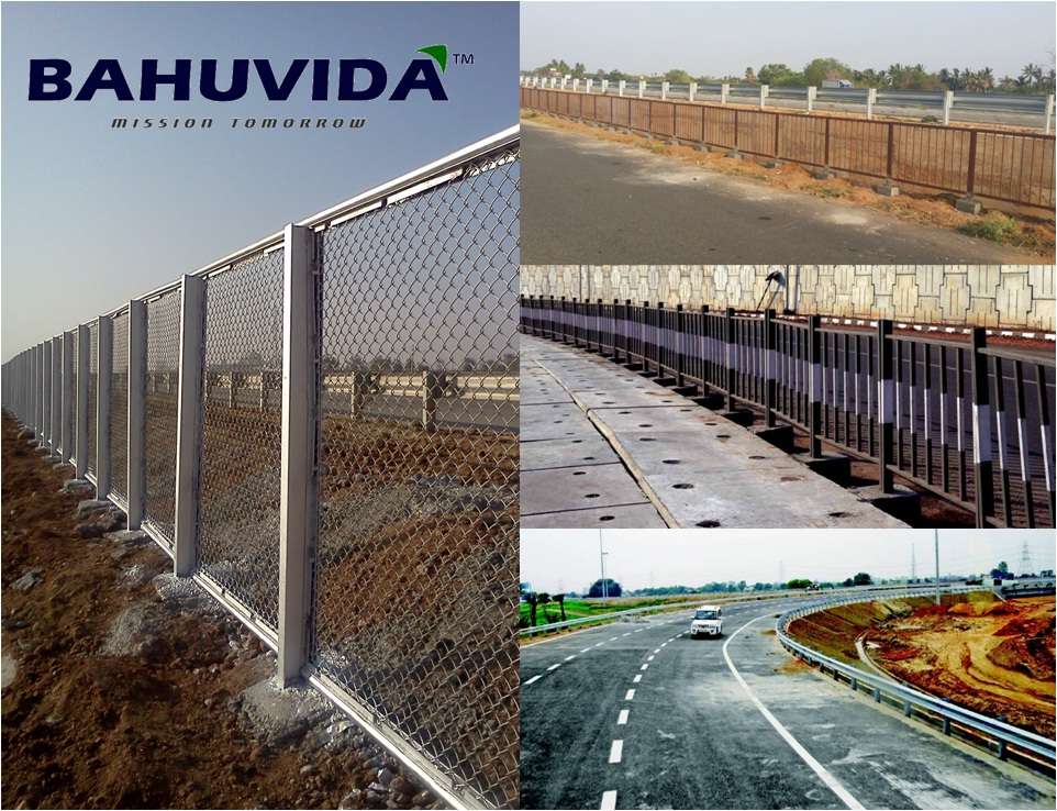 Pedestrian Guardrail & Row Fencing Solutions (bahuvida Infrastructure Limited)