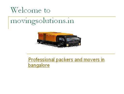 Moving Solutions-bangalore