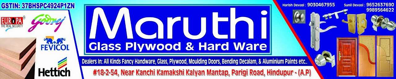 Maruthi Glass Plywoods Hardware Hindupur