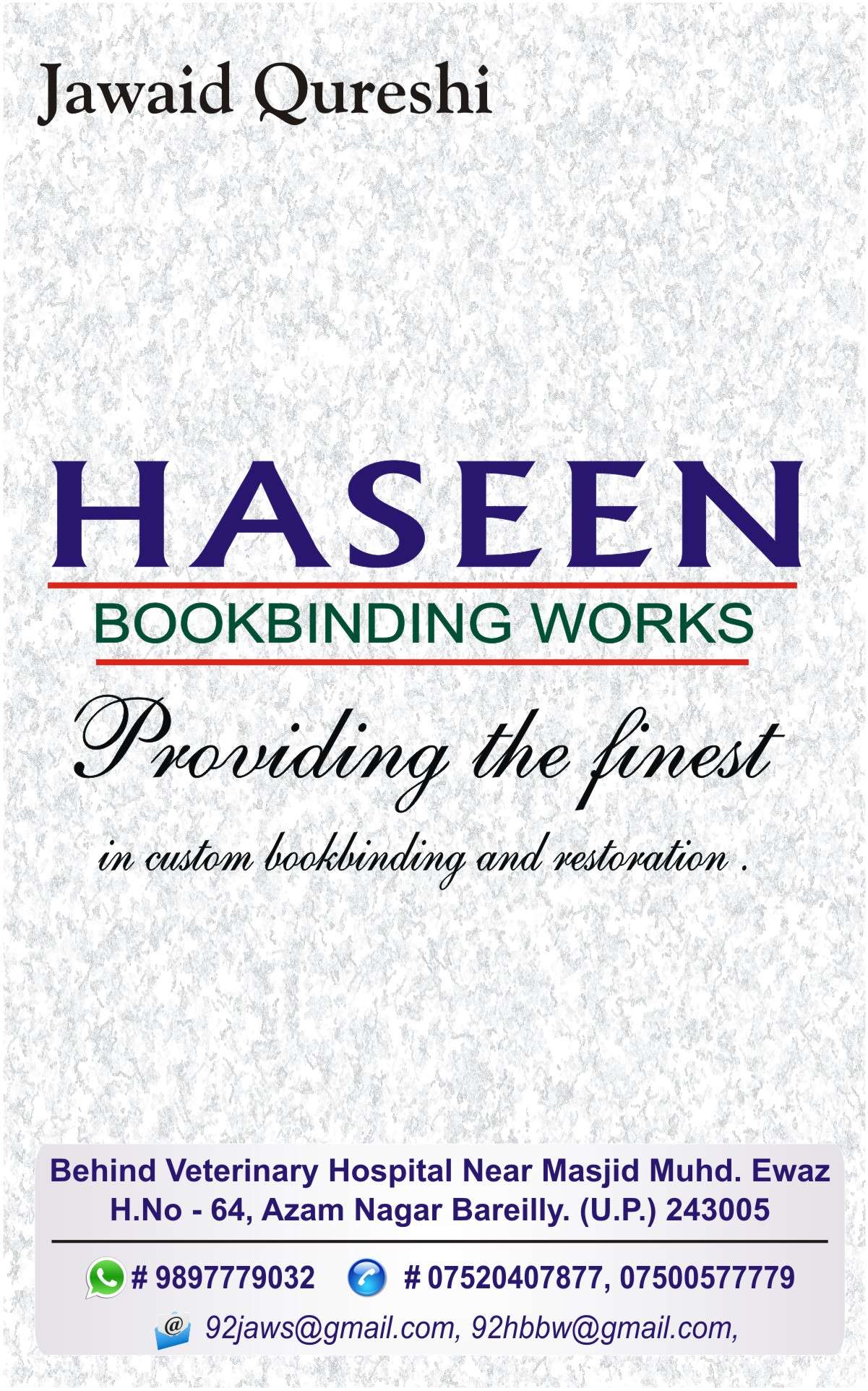 Haseen Book Binding Works