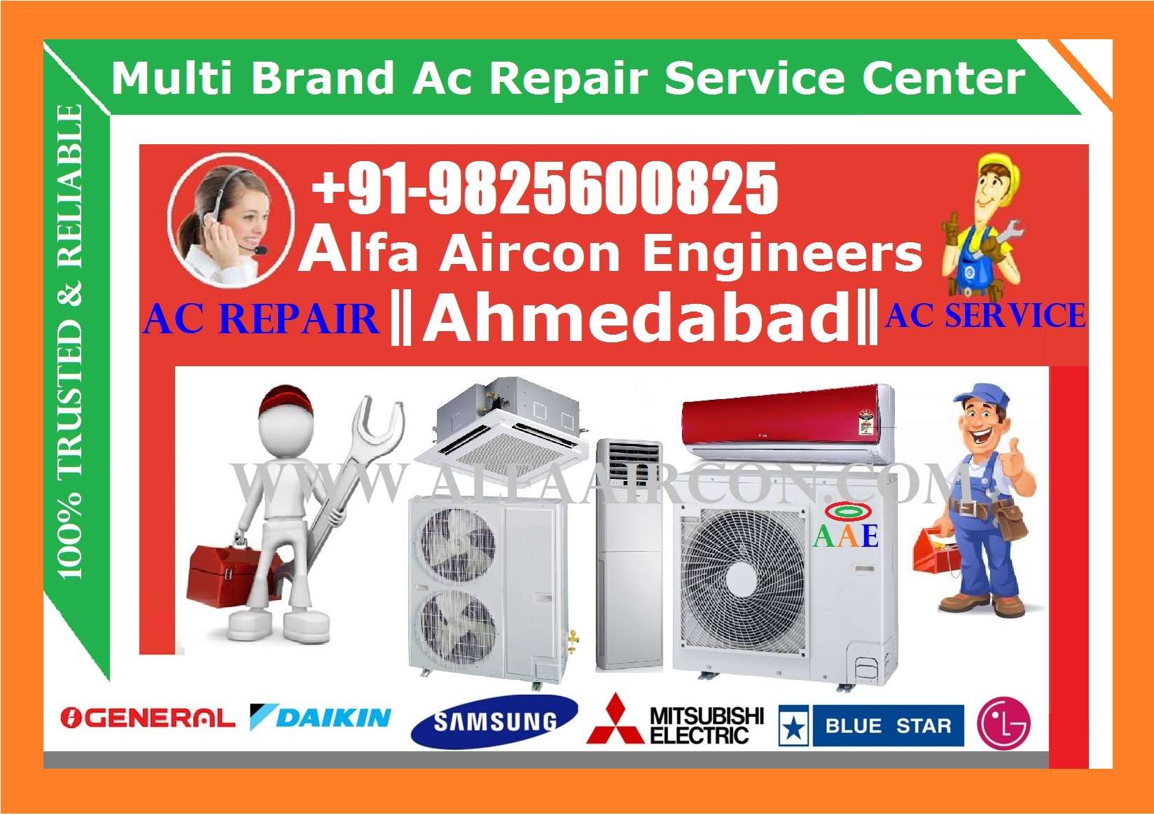 Alfaaircon Engineers I 09825600825 I Ac Service Center In Ahmedabad