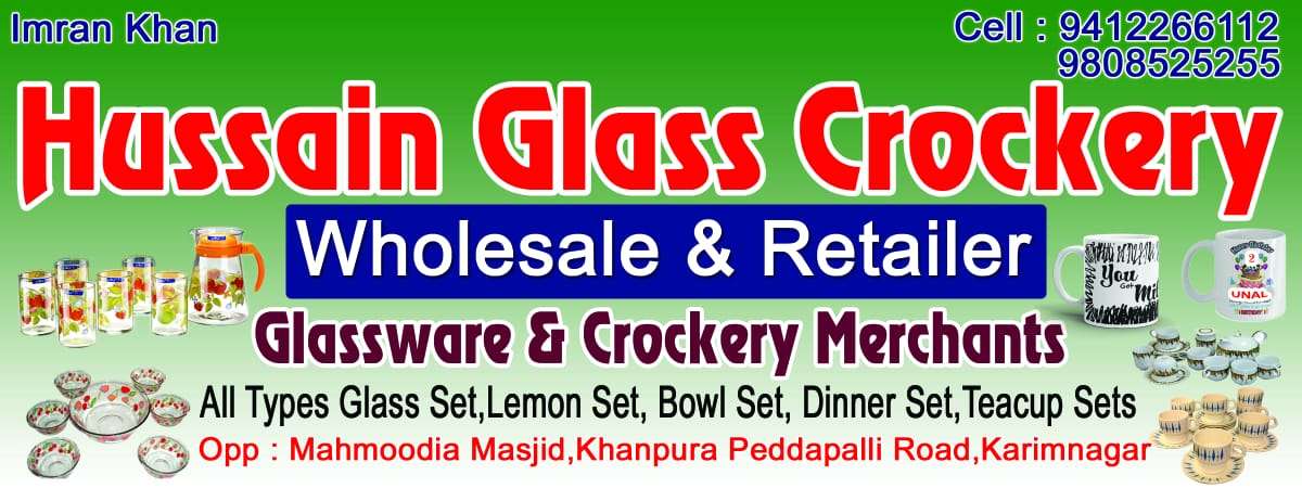 Hussain Glass Crockery 