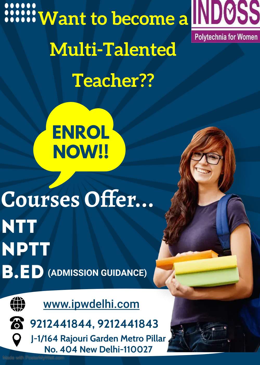 Nursery Primary Teacher Training Courses In Delhi 