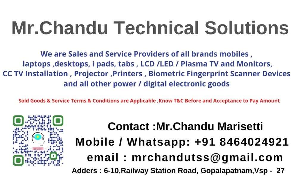 Mr.chandu Technical Solutions