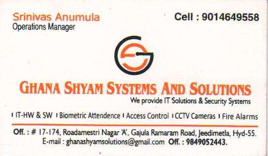 Ghana Shyam Systems And Solutions