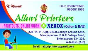 Meeseva Center Bhimavaram - Alluriprinters